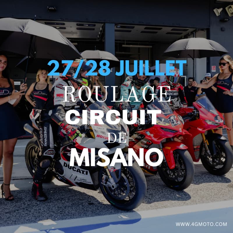 Roulage sur le circuit de MISANO (BOX INCLUS) 27/28 juillet 2026 - Bannière