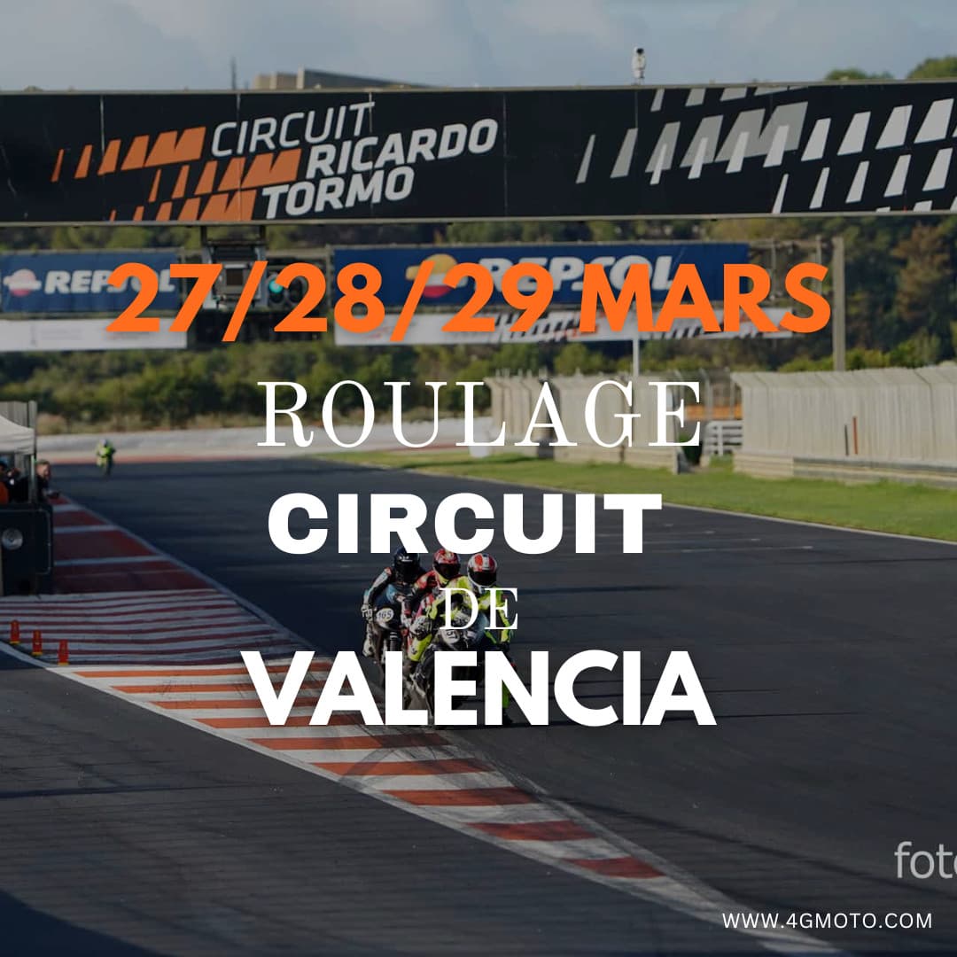 Roulage 3 jours (BOX INCLUS) sur le circuit de VALENCIA - Bannière